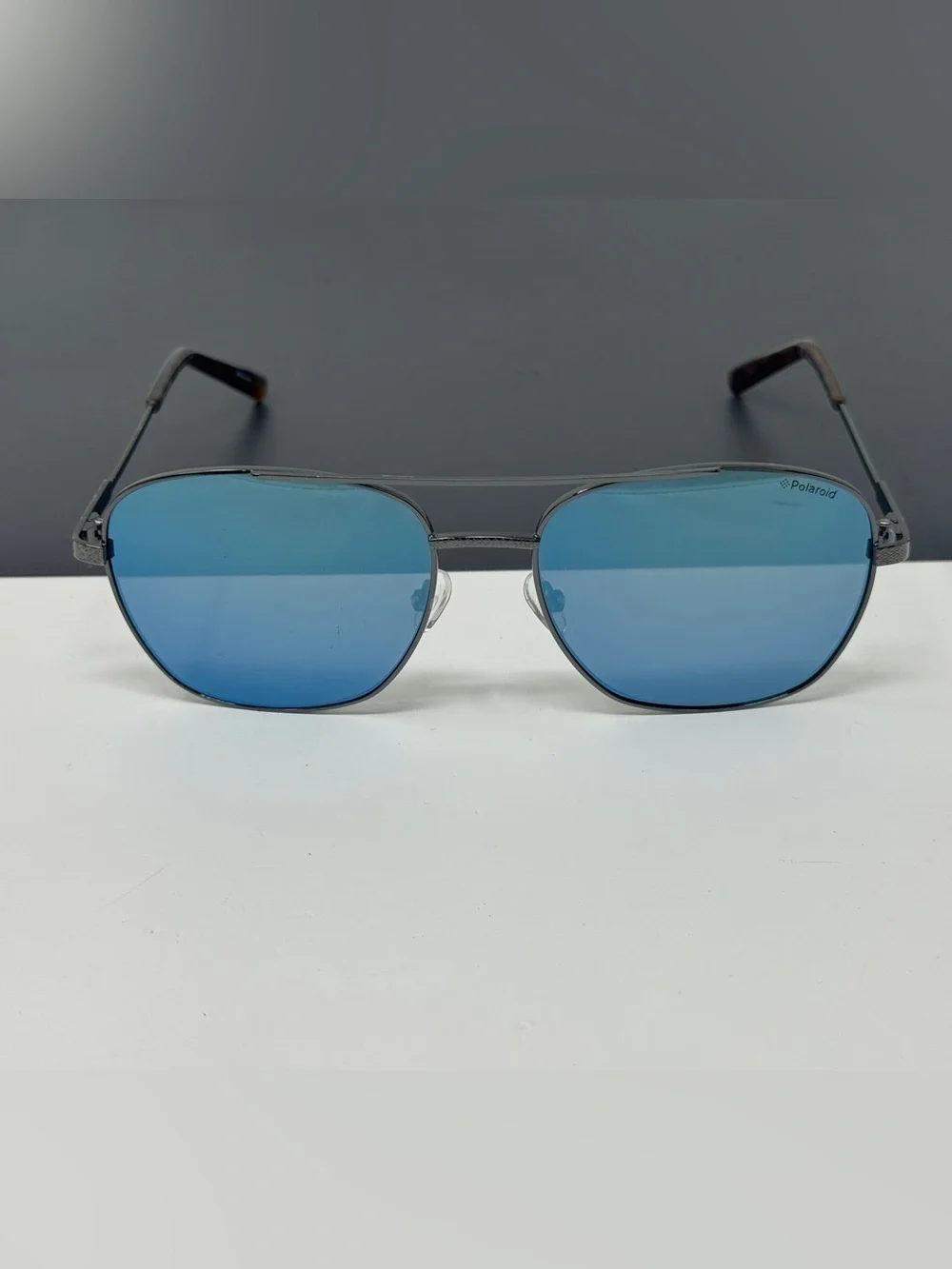 POLAROID PLD2068/S/X Black Mens Polarized Sunglasses 58-17-145 B:49 blue mirror